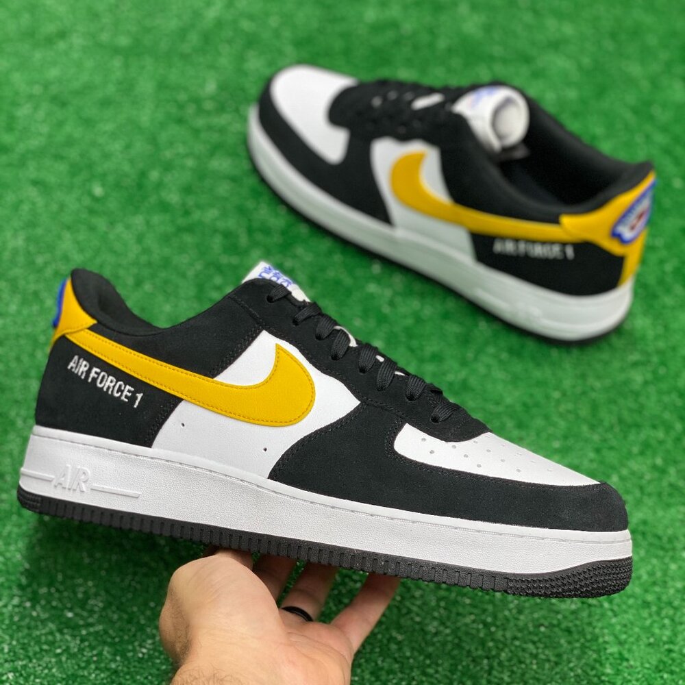 Nike Air Force 1 LV8 Mens Sportswear Shoes Black Yellow DH7568-002 VNDS Sz 13